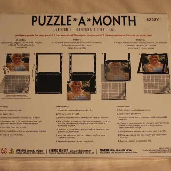 Marilyn Monroe Puzzle Calendar - Picture 2 of 5